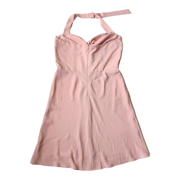 Nine West Halter A-Line Fit & Flare Dress Bow Size 12 - Picture 3 of 6